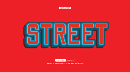 Editable Text Effect - Street Slogan with Background