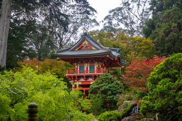 A Japanese building in Japanese Garden