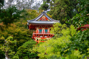 A Japanese building in Japanese Garden