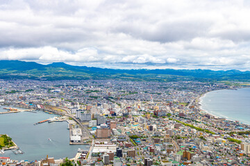 Obraz premium 函館山からの景色（北海道函館市）