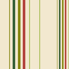 The pattern stripes are seamless. Red and green stripes pattern vector for wallpaper, fabric, background, backdrop, paper gift, textile, fashion design, etc. Abstract seamless background.