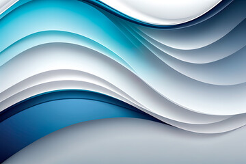 Abstract of light blue and grey curve pattern space. light blue and grey wave and line pattern space. Copy space for banner and background.