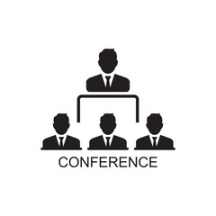 conference icon , presentation icon vector