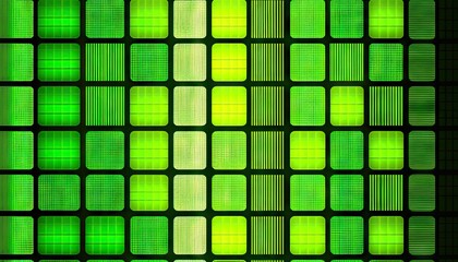 Saint Patrick's Day Geometric Shapes with Grid patterns and Bright color palette : A Beautiful Unique Colorful and Bold 3D Rendering Wallpaper Template for Celebration (generative AI)