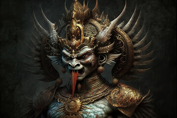 Garuda illustration. generative ai