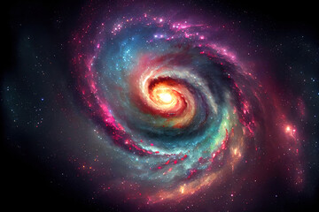 Experience the mysteries of the Milky Way Galaxy. Generative Ai