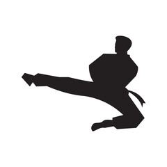 Taekwondo Vector icon design illustration 
