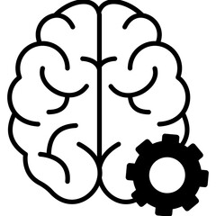 Body Organ Half Glyph Vector Icon which can easily modified 

