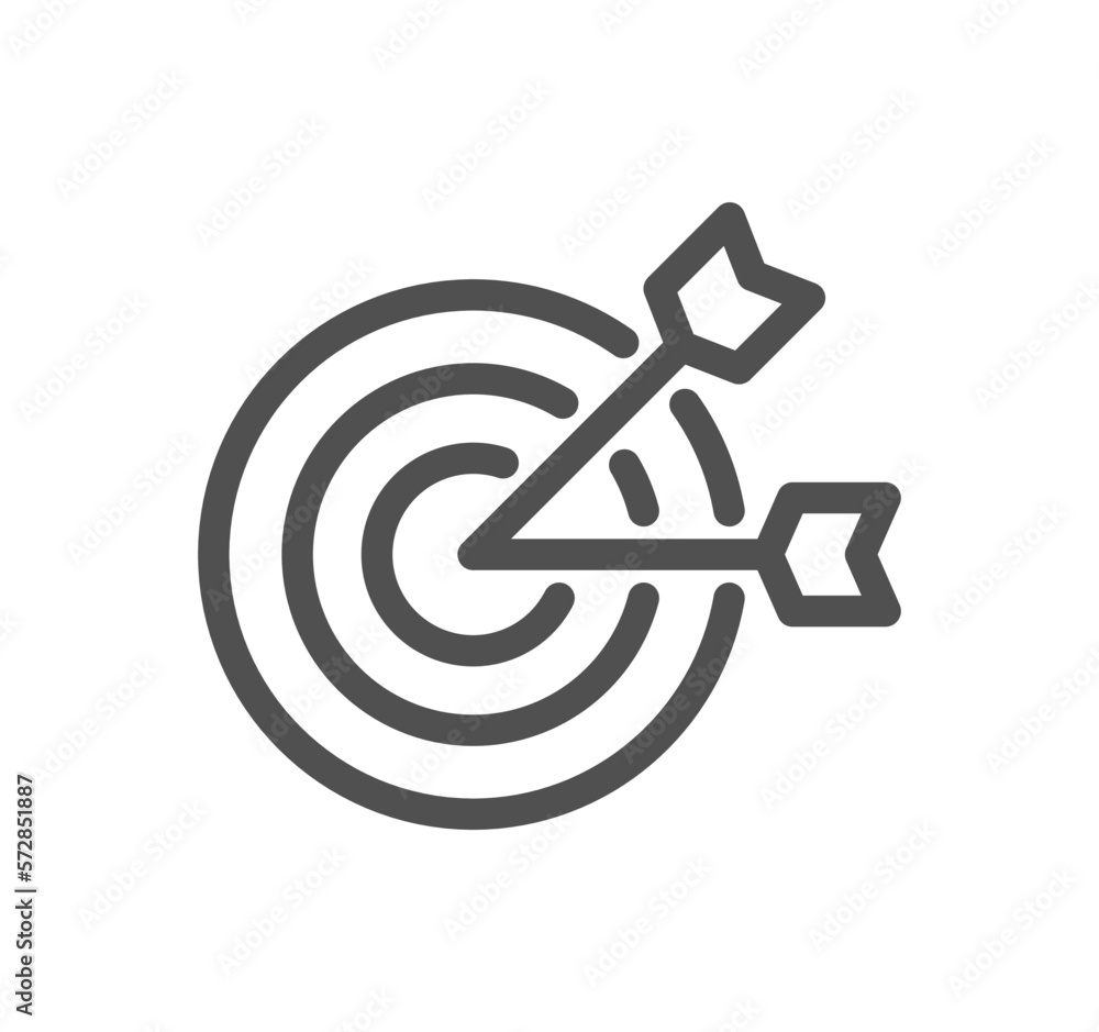 Poster marketing related icon outline and linear vector.