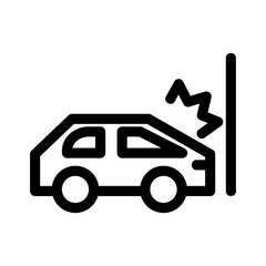 accident icon or logo isolated sign symbol vector illustration - high quality black style vector icons
