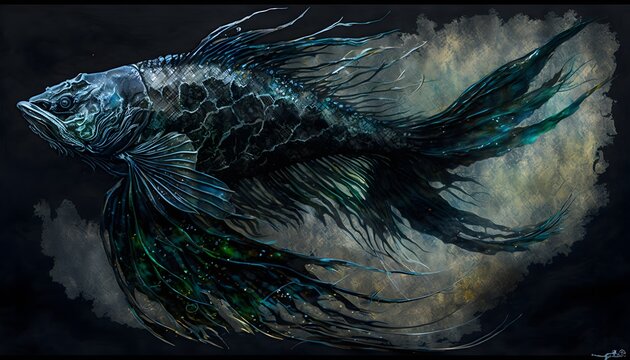 fish in the dark