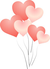 heart shaped balloons