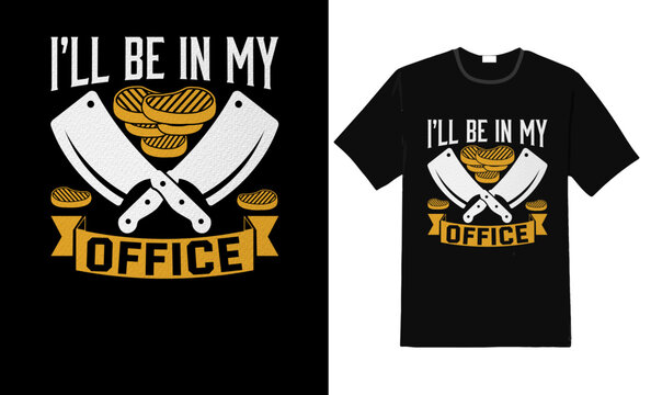 Vector butcher t-shirt design or butcher poster design or butcher shirt design, quotes saying