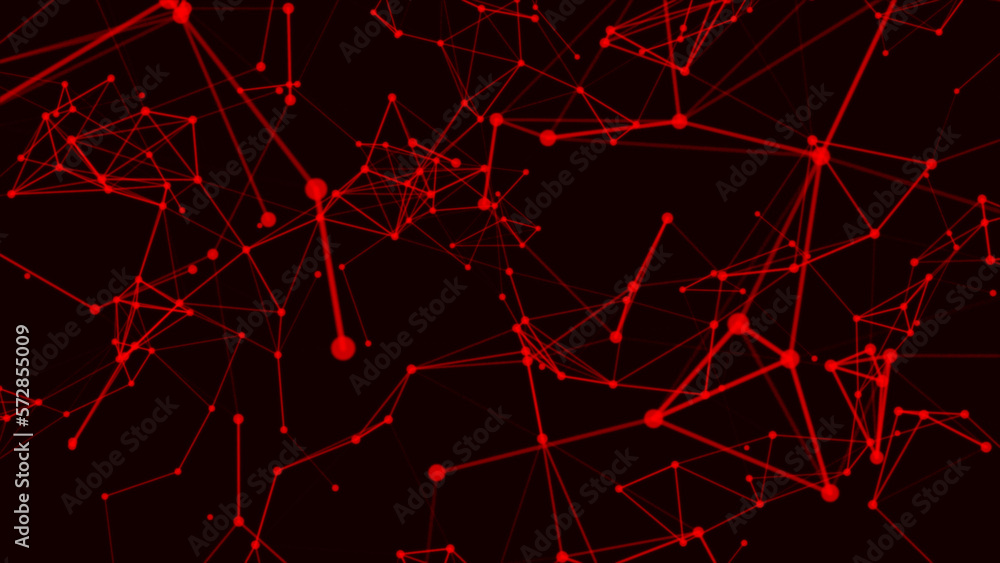 Poster plexus effect. abstract dot and communication plexus. abstract technology and science background.