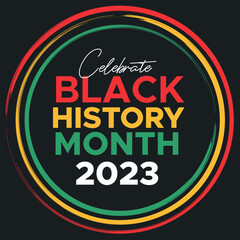 African American History or Black History Month. celebration Vector Template Design .red, yellow, green color banner background