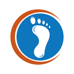 Fototapeta na wymiar footprints icon