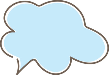 hand drawn speech bubbles