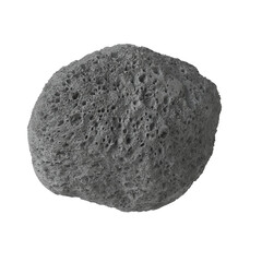 Asteroid Isolated transparent background 3D render

