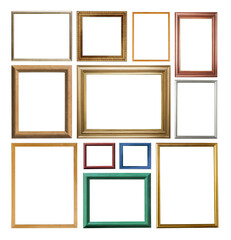 Wood frame set