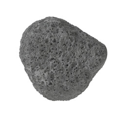 Asteroid Isolated transparent background 3D render

