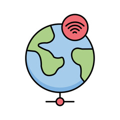 Internet Vector Icon

