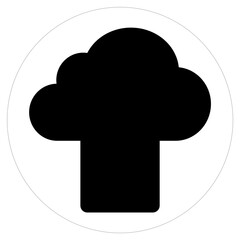 Cloud data Vector Icon

