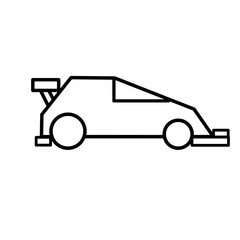 Linear Car Icon