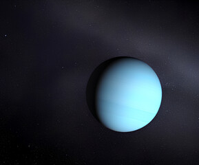 Obraz na płótnie Canvas Planet Uranus. Generative Artificial Intelligence.