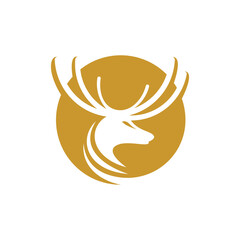 Deer logo images illustration