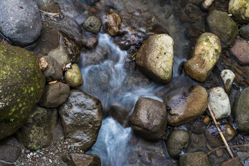 The Beauty of Rock Formations: Slow Shutter Speed Photos of Water and Rocks in Motion