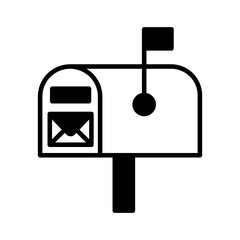 Letterbox Vector Icon

