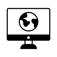 Internet surfing Vector Icon

