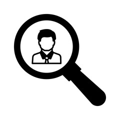 Find person Vector Icon

