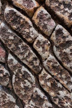 Detail of the texturized granite in Pe&Atilde;&plusmn;oles, Chihuahua.
