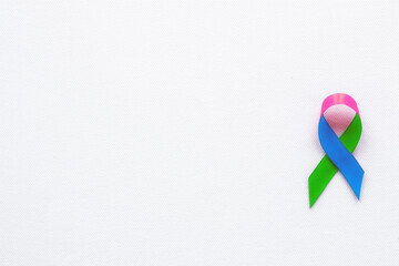 symbol of World AIDS Day mockup