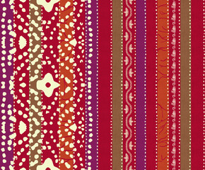 Lines And traditional BANDHANI Pattern Design, Fashion Print Design traditional.