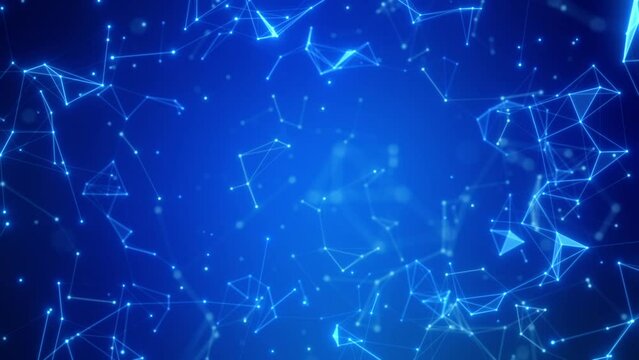 dark blue black particles network logo backgrounds