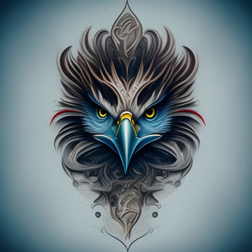 Eagle bird artistic for illustration and graphics