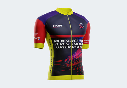 Cycling Jersey T-Shirt Mockup