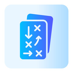 planning gradient icon