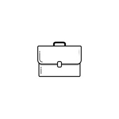 Briefcase icon isolated vector graphics