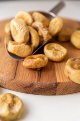 apple pie on wooden table