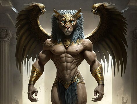 Mythical Creatures: Anthropomorphic Sphinx