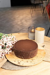 chocolate cake with chocolate