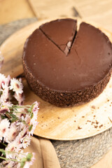chocolate cake with chocolate