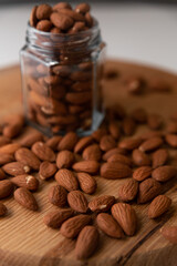 almonds and cinnamon