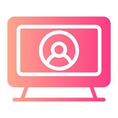 login gradient icon