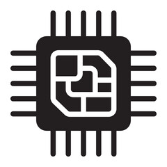 cpu glyph icon