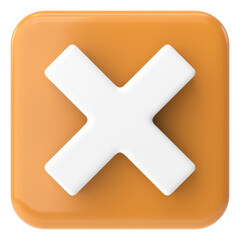 Obraz premium 3D cross sign. 3D illustration.