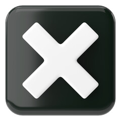 Obraz premium 3D cross sign. 3D illustration.